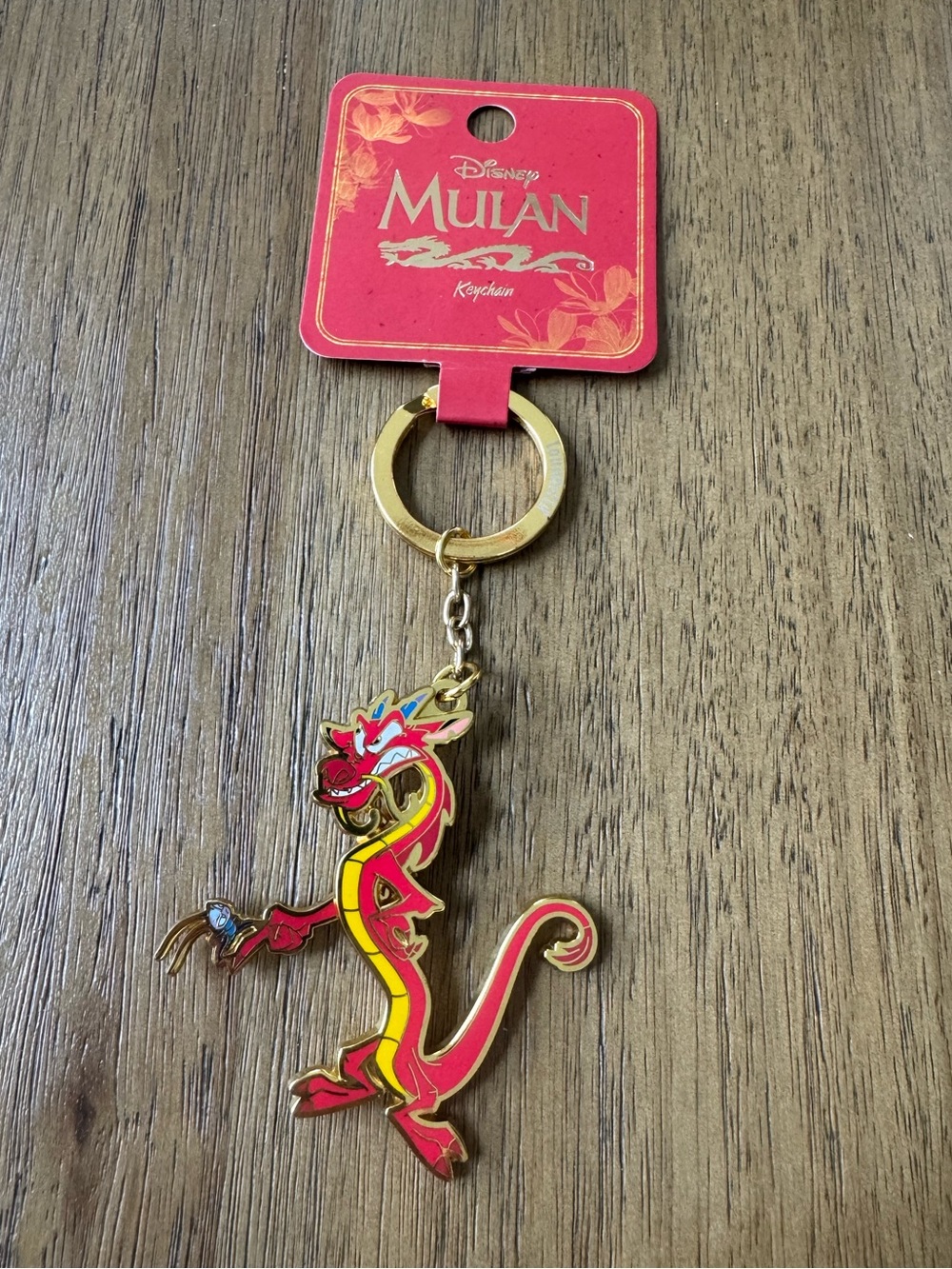 NWT Mulan Mushu Loungefly Keychain!